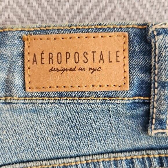 Aeropostale Jeans Women's Size 10 Long Jegging Light Blue Wash Style# 19 B070 7E - Picture 7 of 16